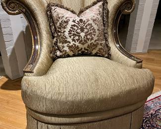 (2) Marge Carson swivel chairs $950 each