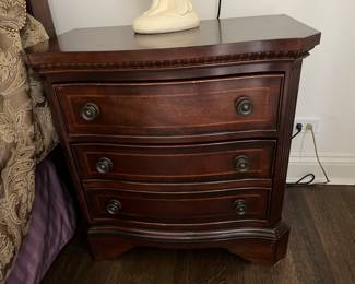 (2) matching nightstands 29"W x 17"D x 29"H (only one photographed) $150 each