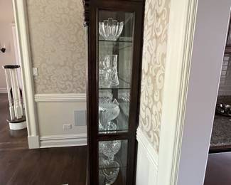 Lighted display cabinet (contents not for sale) 41"W x 16"D x 90"H $400