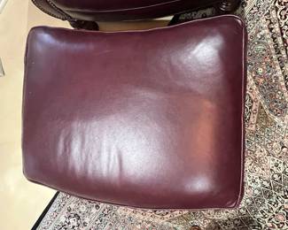 (2) Lexington Home leather chairs with ottomans 34"W x 42"H x 28"D $700 each (no discount as these were just added to the sale!)