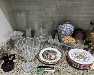 Crystal treasures and more glassware.....
