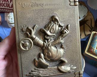 Donald Duck brass bank