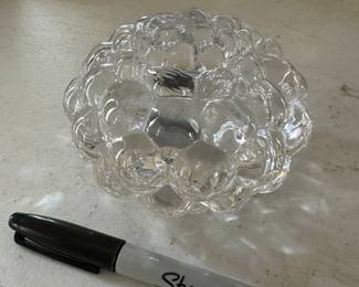 Orrefors crystal votive holder
