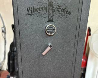 Medium sized safe, I believe a 42 gun capacity.