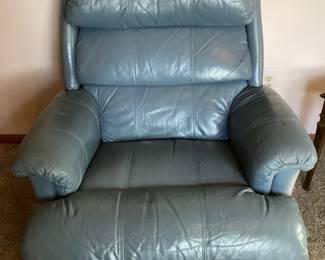 Leather recliner by Lazyboy