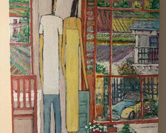 Gerber original on canvas