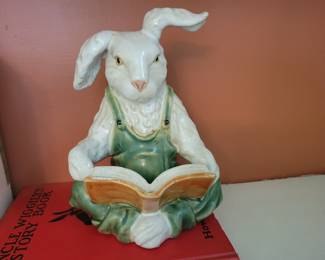 Porcelain Bunny Rabbit 9"