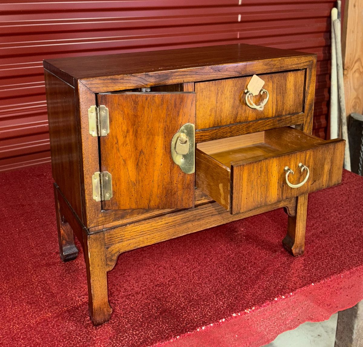 Lot 2- Vintage Wooden Little Cabinet