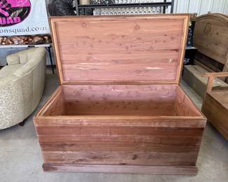 Lot 137- LARGE Custom-Made Cedar Chest