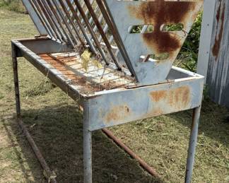 Lot 160- Metal Livestock Feeder