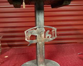 Lot 78- Wooden & Metal Table