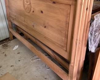 Lot 121- Wooden King Size Headboards