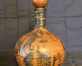 Lot 9 - Vintage Leather Wrapped Bottle