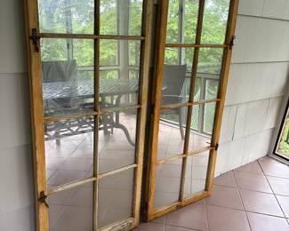 Rustic mirrors