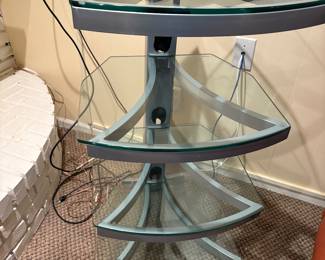 Stereo component rack