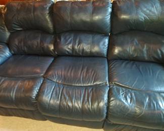 Lane leather couch...also leather on backside