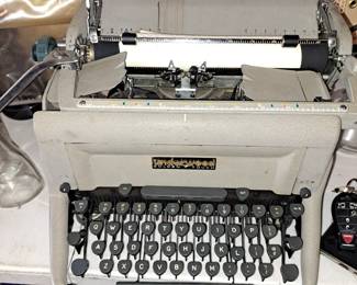 Underwood typewriter...I can type 100 words per minute...can you?