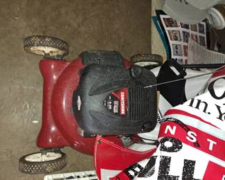 Push mower...takes gas