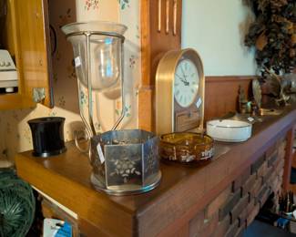Home Decor, ashtrays, clocks