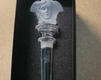 Versace crystal wine stopper