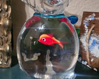 Paper weight goldfish