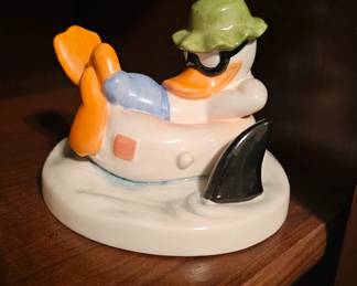 Hummel Goebel Disney Donald Duck and Shark