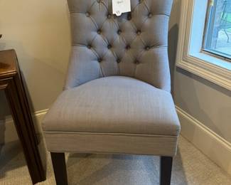 Tufted Gray Chair