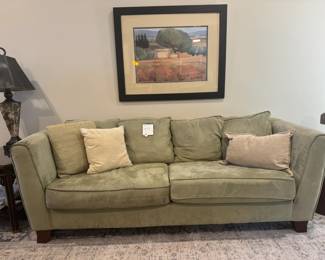 Velvet Sofa / pillows not included