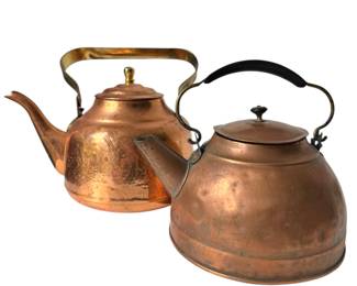Copper teapots