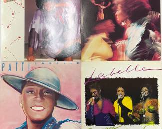 Record albums from Patti Labelle: Patti Labelle / New Attitude, Patti Labelle / Nightbirds, Patti Labelle / Patti, Patti Labelle / Pressure Cookin