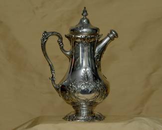Sterling silver Reed & Barton Francis I martini shaker #RS309, date stamp for 1952, hand engraved with "January 20th 1959 N.O.L.A."