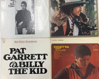 Bob Dylan / Another side of Bob Dylan, Bob Dylan / Desire, Bob Dylan Soundtrack / Pat Garrett & Billy the Kid, Odetta / Odetta Sings Dylan