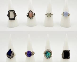 Just some of the costume jewelry rings available