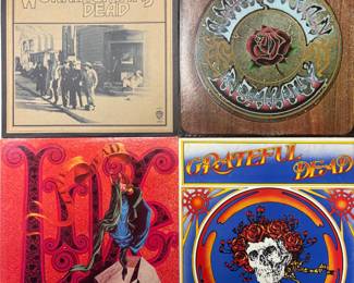 Classic record albums from The Grateful Dead