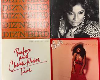 Diz'n'Bird in Concert Roost LP, Chaka Khan / Chaka Khan, Rufus and Chaka Khan / Live, Chaka Khan Chaka