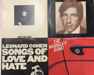 Leonard Cohen – Songs From a Room, Leonard Cohen – Songs of Leonard Cohen, Leonard Cohen – Songs of Love and Hate, The Markley Band