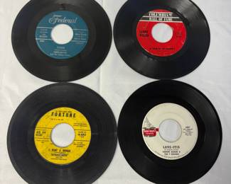 Singles by James Brown, A Taste of Honey, Nathaniel Mayer and The Fabulous Twilights, and Harvey Scales & The 7 Sounds