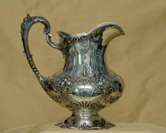 Reed & Barton Francis I sterling silver water pitcher, date stamp for 1936