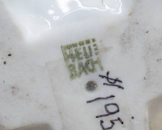 Four porcelain rabbit figurines, Danish and German