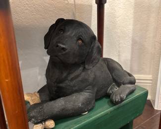 Cast-iron black Labrador 