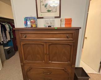 MCM Highboy dresser
