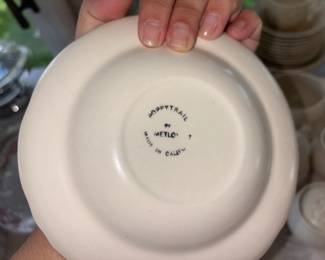 Metlox - full set of white dishes