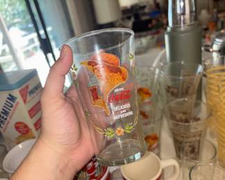 Vintage Coca-Cola glasses