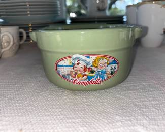 Vintage Campbell's soup bowls