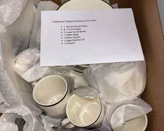Cuthbertson Christmas China set
