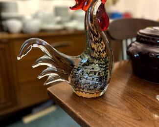 MURANO ART GLASS ROOSTER