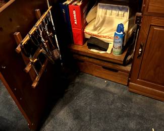 FURNITURE SEWING CABINET INSIDE