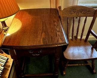 FURNITURE DROP LEAF END TABLE