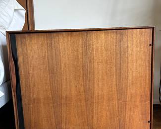 Mid Century Walnut Nightstand, Cabinet, Side Table