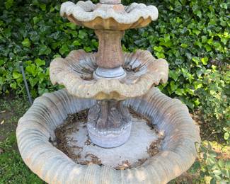 Outdoor Concrete Fountain